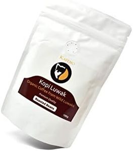 Kopi Luwak Premium (Café de Luwaks silvestres) - Granos de café - El café más raro del mundo -