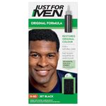 Just for men Original Formula Jet Black Hair Dye, Restores Original Colour for a Natural Look, H60