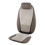 Homedics Shiatsu Pro Plus Massager - Massage Chair with 3 Speed Programmes for Full, Upper & Lower Back, Fits to Any Chair and Sofa