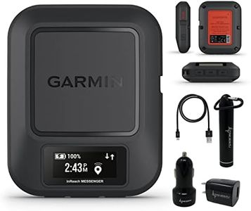 Wearable4U - Garmin inReach Messenger Handheld Satellite Communicator, Global Two-Way Messaging with Power Pack Bundle