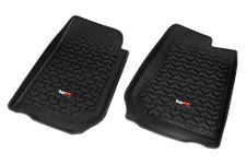 Rugged Ridge 12920.02 Black Floor Liner for Jeep Wrangler JK - Pair