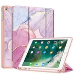 FINTIE Case for iPad 6th Generation 2018 / iPad 5th Generation 2017 / iPad Air 2 / Air 1, 9.7-inch [Built-in Pencil Holder] Lightweight Standing Protective Cover with Auto Wake/Sleep, Glittering