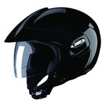 Studds Marshall Open Face Helmet (Black, XL)