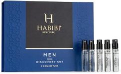 H HABIBI MEN SCENT (Men's Discovery Sample Set) - Luxury Men's Fragrances with Notes of Citrus, Leather, Spice & Oud - Fresh & Clean Perfume Samples for Any Occasion