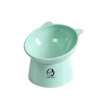 Foodie Puppies Elevated Cat Bowl Feeder Food Water Feeder Bowl for Cats, Kittens & Puppies | Persian Cat Food Bowl Tilted Raised Bowl Anti Vomiting 45° Slanted Bowl (Color May Vary)