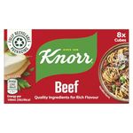 Knorr Beef Stock Cubes gluten-free to add a rich beef flavour to your dishes 8x 10 g