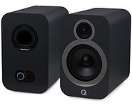 Q ACOUSTICS 3030i Bookshelf Speakers Pair Graphite Grey - Featuring 2-way Reflex Enclosure Type, 165mm (6.5") Bass Driver, and 22mm (0.9") Tweeter - Stereo Speakers Hifi/Passive Speakers