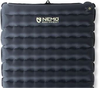 Nemo Tensor Extreme Conditions Sleeping Pad, Long Wide 76x25 – Black/Citron