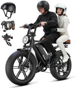 TS TST GRP LLC Electric Bike for Adults, Peak 1500W Motor Retro Ebike, Range 120Miles, 48V 30Ah Removable Battery, 20"x4" Fat Tires, Full Suspension, APP Control, Off-Road E Bike for City Commuting