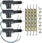 InstallGear Universal Car Power Door Lock Actuator 12-Volt Motor (4 Pack)