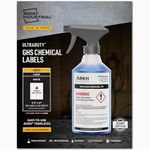 Avery UltraDuty GHS Chemical Labels for Laser Printers, Waterproof, UV Resistant, 3.5 x 5, 5 Packs (60503)