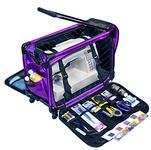 Tutto 5222MA-L-PURPL Art Supply Totes and Carrier Bags Machine on Wheels Case 21-Inch X 13-1/4-Inch X 12-Inch-Purple