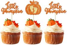 24Pcs Little Pumpkin Cupcake Topper