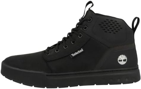 Timberland Men's Maple Grove Sport Mid Hiking Shoe, Black, 10.5