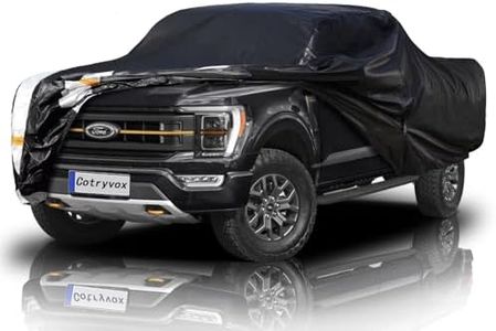 Cotryvox Ford F-150 Truck Cover Custom Fit 2008-2025 SuperCrew Cab SB (5.5'-6.5') with Door Zipper, 12 Layers Full Exterior Pickup Truck Cover Waterproof All Weather,Wind Dust Sun and UV Protection.