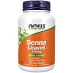 Now Foods, Senna Leaves, 470 mg, 100 Capsules