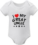 I Love My Great Uncle Onesie Neutra