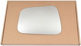 Less4spares Wing Mirror Glass Left Compatible with Honda Jazz 2005-2008 STICK-ON Passenger Near Side Convex