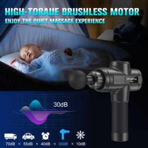 Wattne W2 Massage Gun – Deep Tissue Massager, Black