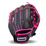 Franklin Sports Girls Softball Glove - Women's Windmill Fastpitch + Slowpitch Softball Glove - Pink Softball Mitt - Right Hand Throw Adult + Youth - 11"