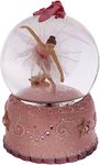 Singeek Ballerina Girl Swan Lake Rotate Musical Snow Globe with Automatic Snowfall and Colorful Lights(Swan Lake)