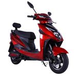 MIOOX Electric Scooter With 48V 30AH Lithium Battery,60-80Km Range,45Km/H Speed,Disc & Drum Brakes,LED Or LCD Headlight,Comfortable Seat,Non-RTO,3-Year Battery Warranty,For Adult-MES-02 (Red)