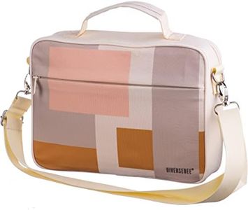 DIVERSEBEE Grande Housse de Bible avec poignées et bandoulière, Sac de Transport de la Bible pour Femme, Sac fourre-Tout de la Bible, Accessoires de la Bible, Cadeau chrétien (géométrique)