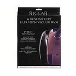 Riccar Type H Canister Vacuum HEPA Filtration Bags 6 Pack RHH-6 by Riccar