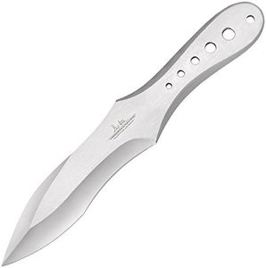 Gil Hibben GenX Pro Large Throwing Knife Triple Set and Nylon Sheath - One-Piece Stainless Steel Construction, Perfectly Balanced, For Improving Throwing Skills - Length 11"