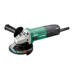 HIKOKI Corded Angle Grinder | 600W Powerful Motor | 0-V Restart Protection | 1.7 KG | 12000 RPM | 100mm Wheel Dia | 197mm Grip | Slide Switch | Side Handle | Wrench Included | G10SS2