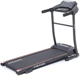 Fitkit by cult.sport FT98 Steel (3HP Peak, Manual Incline) Treadmill with 1 Year Warranty
