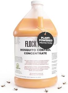 Flock Free Natural Mosquito Repellent Concentrate 1 Gallon – Non-Toxic Outdoor Pest Control Spray – Kills and Repels Mosquitoes, Ticks, Fleas, Ants & More – Safe for Kids & Pets – Makes 128 Gallons
