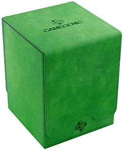 Gamegenic Squire 100-Card Convertible Deck Box, Green