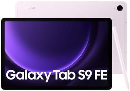 Samsung Galaxy Tab S9 FE Wifi Tablet 128GB Storage, Smooth Display, Long Lasting Battery, Included S Pen, Water and Dust Resistance, 2023, Lavender