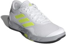 adidas Men's Amplimove Training Sneaker, White/Lucid Lemon/Black, 11.5