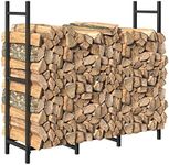 NANANARDOSO 4FT Outdoor Firewood Ra