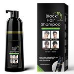 Instant Black Hair Shampoo, Hair Dye Shampoo for Men And Women - Black Hair Dye Shampoo - Easy to Use - Quick and Easy - Lasts 30 Days 3 In 1 Black Hair Dye