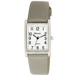 Ravel - Unisex Traditional Watch with Clear Numeral Dial - Silver Tone/Grey