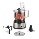 Hamilton Beach 10-Cup Food Processor, With Bowl Scraper (70730),450 Watts, Black