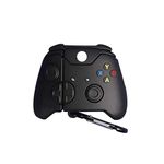 T Teclusive Ultra Luxury Gamepad Design Protective Case Cover Compatible for Airpods 1 / 2 with Hook Buckle and Anti-Lost Rope (Black)