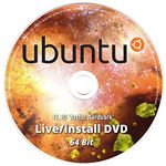 Ubuntu Linux DVD 17.10.1 Latest Artful Aardvark 64 Bit Live Boot / Install