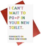 Gonzey Funny New Home Card,New House Card,Homeowner Card,Joke Cards For Housewarming