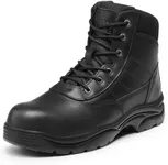 NORTIV 8 Men's Safety Steel Toe Work Boots Breathable Ankle Industrial Construction Boots BLACK 11 CONTRACTOR-ST-NEW