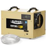 ALORAIR 120 PPD Energy Star Listed Crawl Space Dehumidifier with Drain Hose, Compact Basement & Commercial Dehumidifier for Water Damage Restoration, Covers Up to 1300 Sq. Ft., Gold