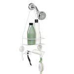 Zenna Home 7504W, Over-The-Showerhead Caddy, White