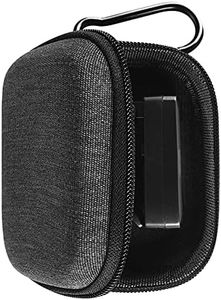 Geekria Shield Case for Guitar Tuner, Portable Cover Travel Bag, Hard Shell Tuner Storage Case with Space for Pick Holder (M2 Black)