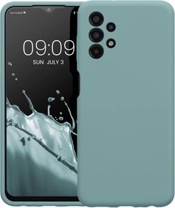 kwmobile Samsung Galaxy A13 4G Case – Slim Soft Touch TPU Cover, Arctic Night