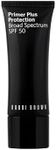 Bobbi Brown Primer Plus Protection Broad Spectrum SPF 50 | Protective Face & Makeup Primer, 1.4 Fl Oz