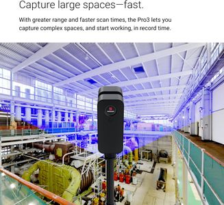 Matterport Pro3 3D Lidar Scanner Camera – 4K 360 Virtual Tour, Indoor/Outdoor
