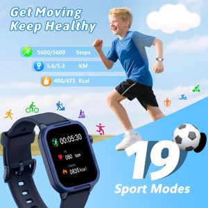 Kids Smart Watch – Blue, Touchscreen, GPS Tracker